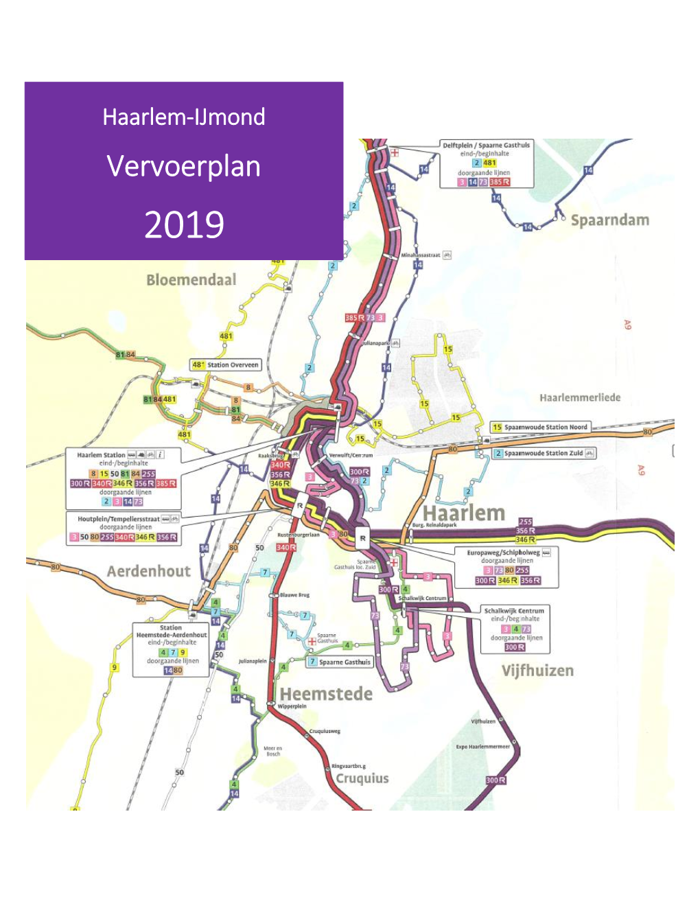 Vervoerplan Connexxion Haarlem Ijmond Vanaf 28 April 2019