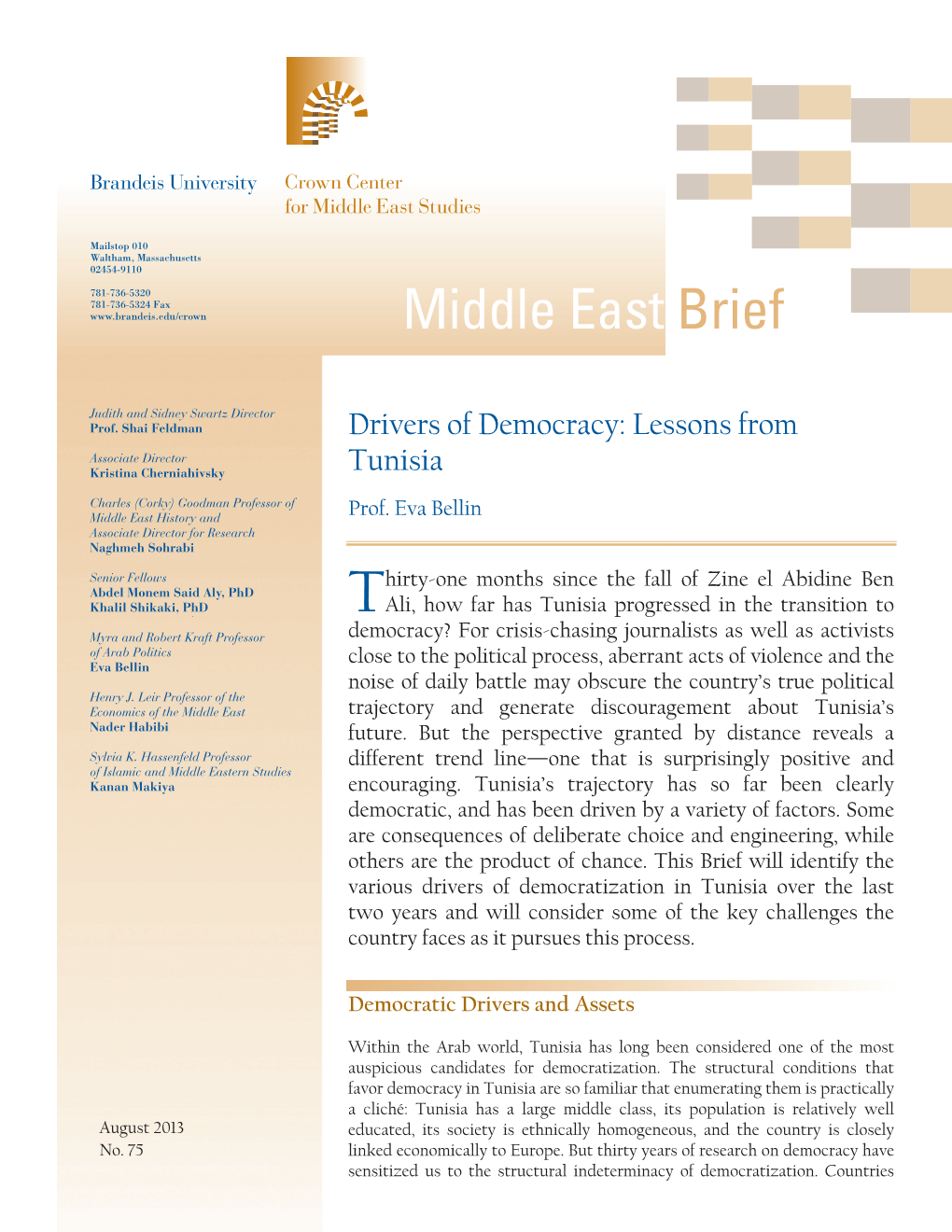 Drivers of Democracy in the Country