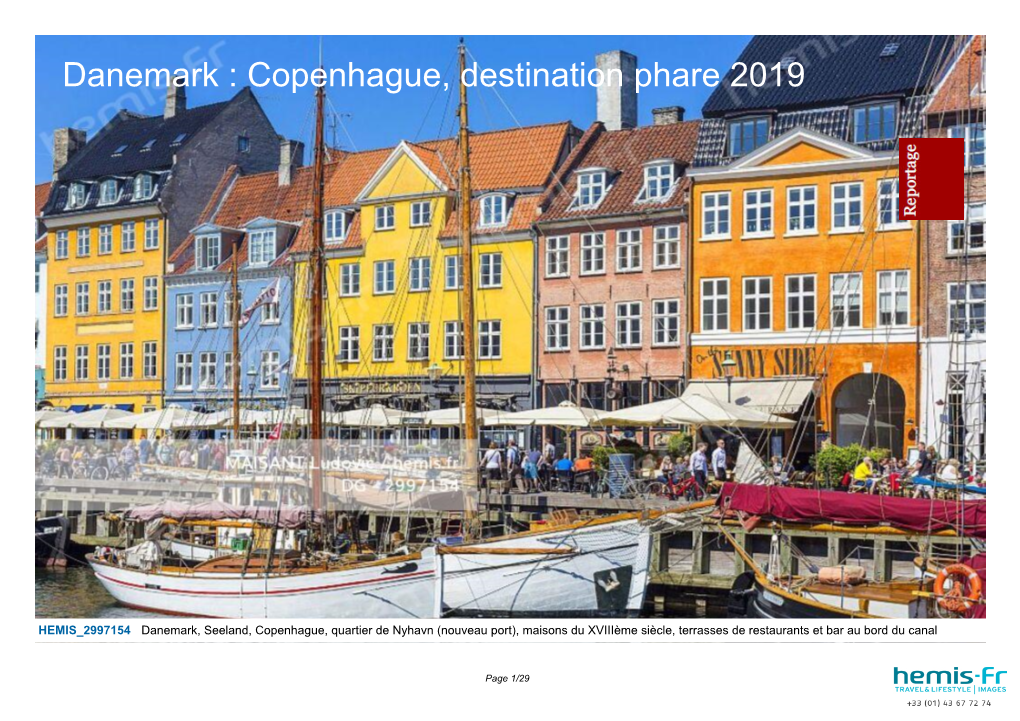 Danemark : Copenhague, Destination Phare 2019