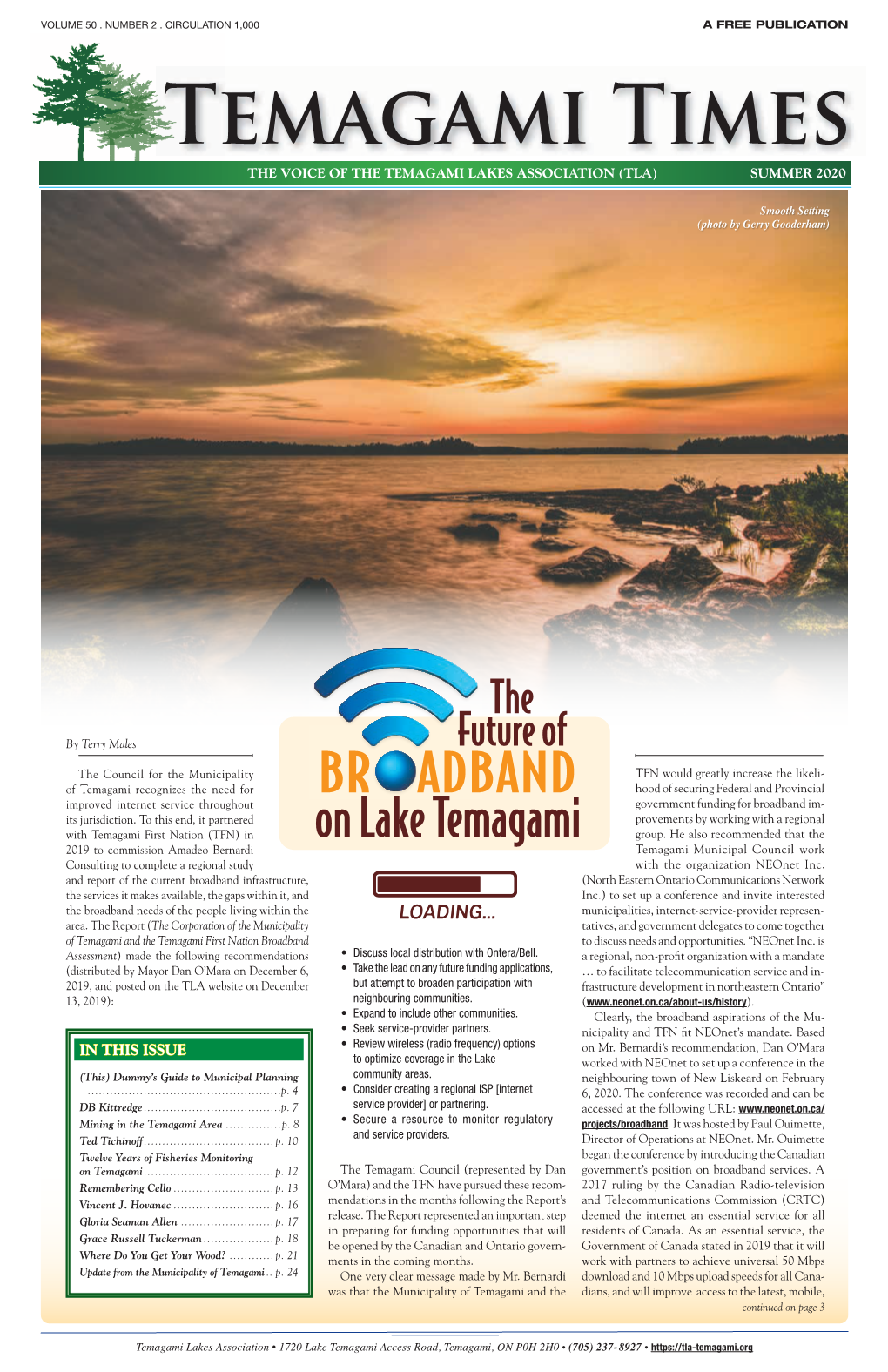 Temagami Times – Summer 2020