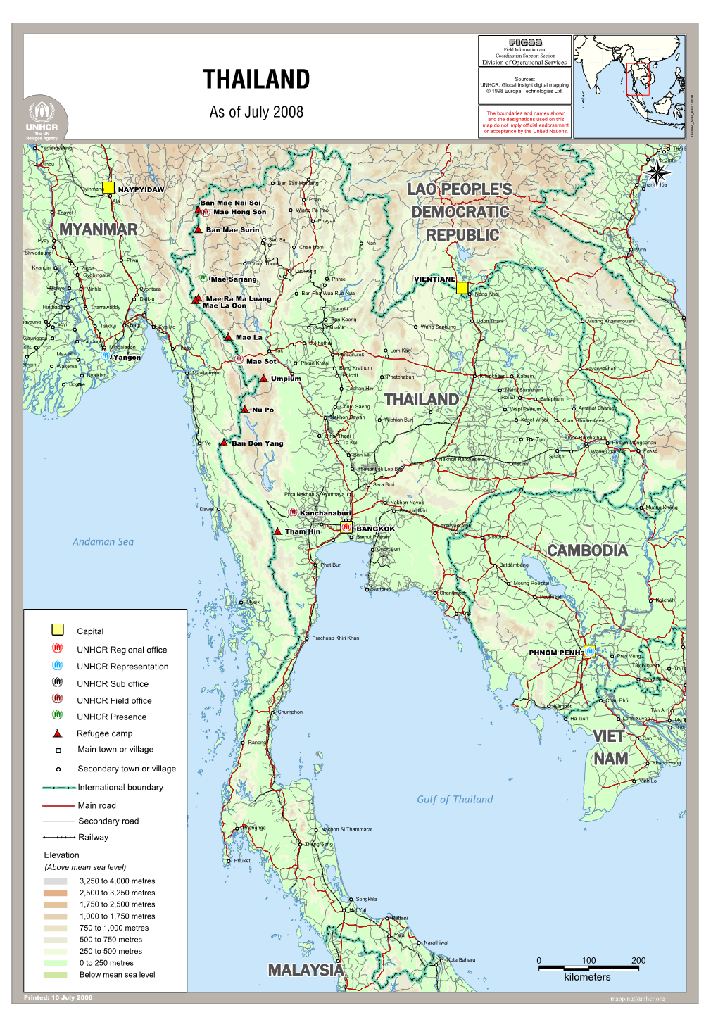 THAILAND © 1998 Europa Technologies Ltd