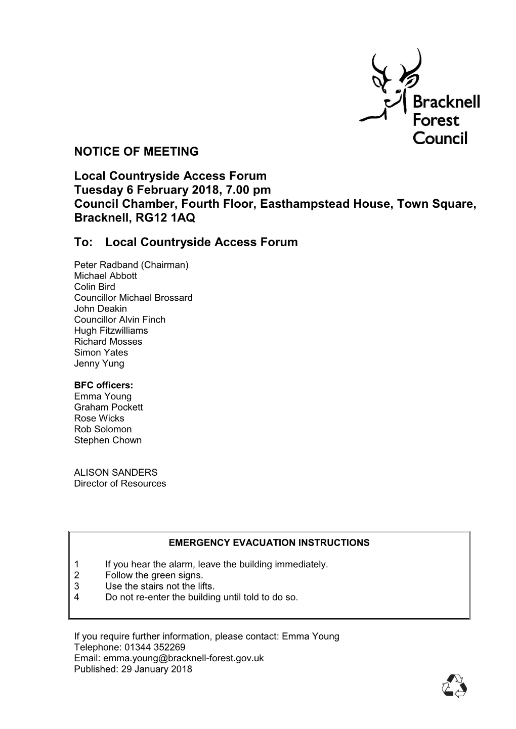 (Public Pack)Agenda Document for Local Countryside Access Forum