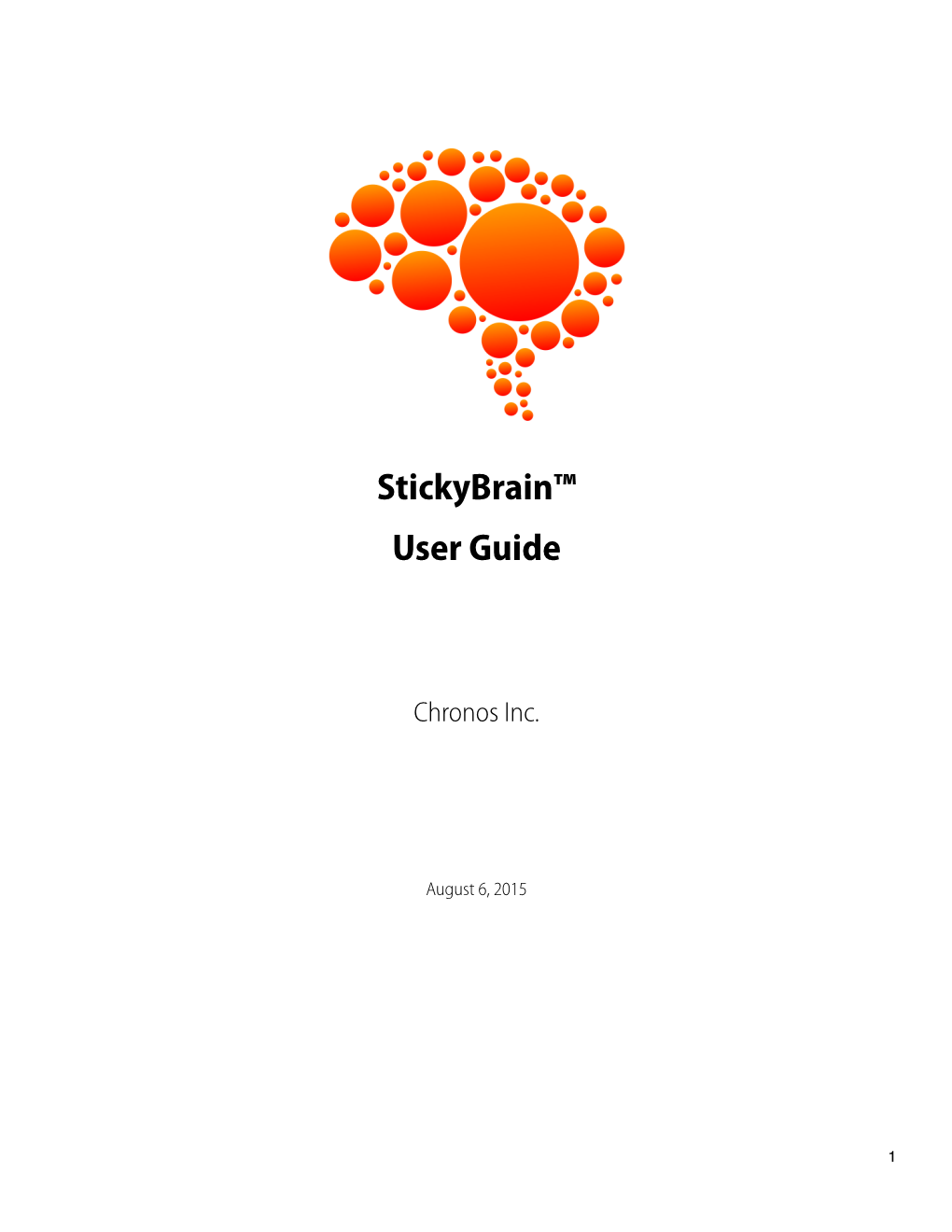 Stickybrain™ User Guide