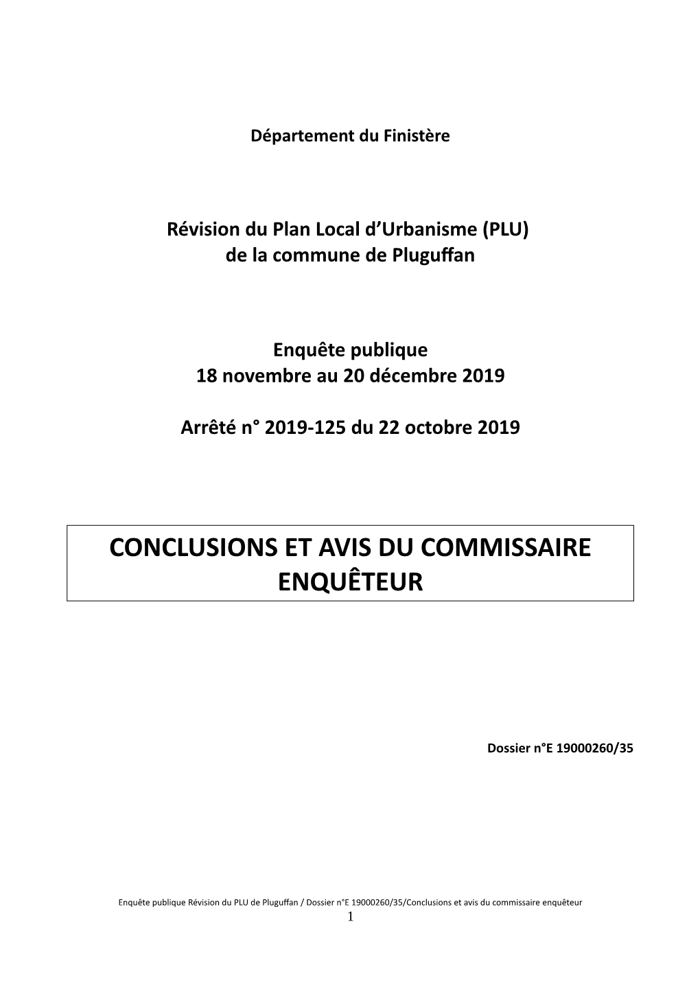 La Commission D'enquête