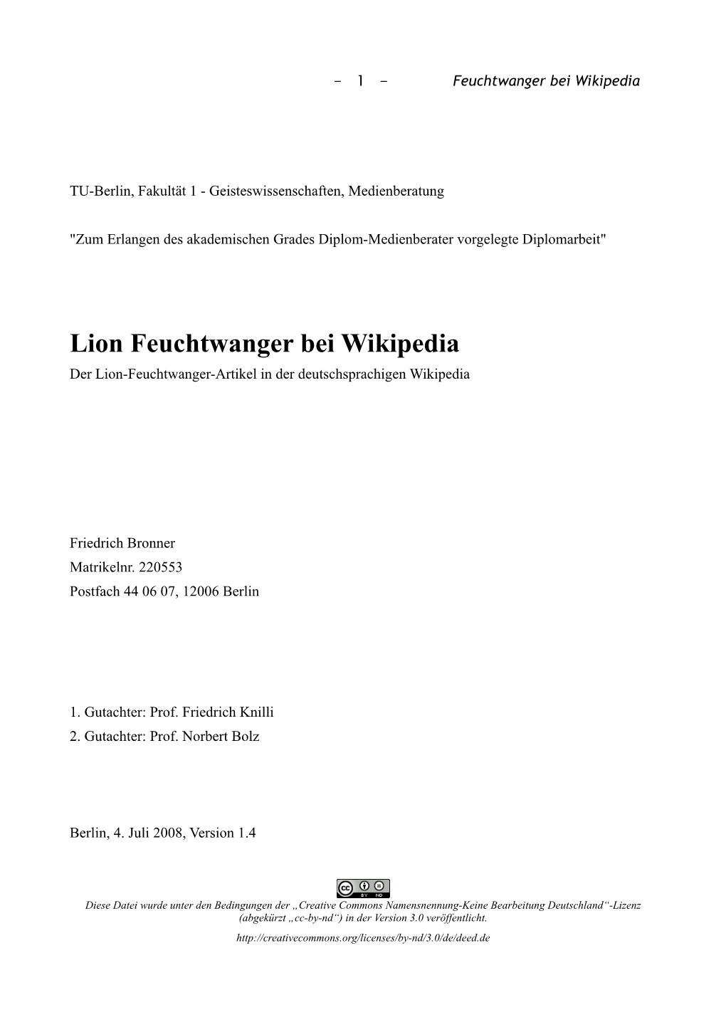 Lion Feuchtwanger Bei Wikipedia Der Lion-Feuchtwanger-Artikel in Der Deutschsprachigen Wikipedia