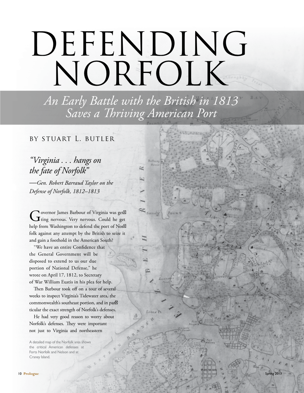 Defending Norfolk in the War of 1812