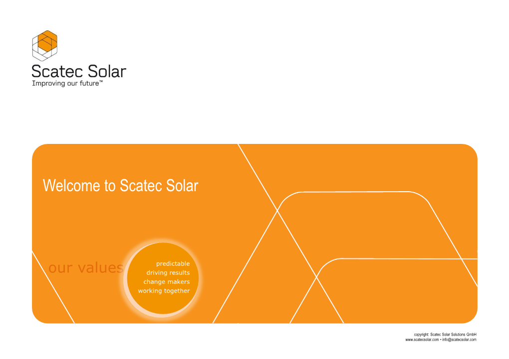 Welcome to Scatec Solar