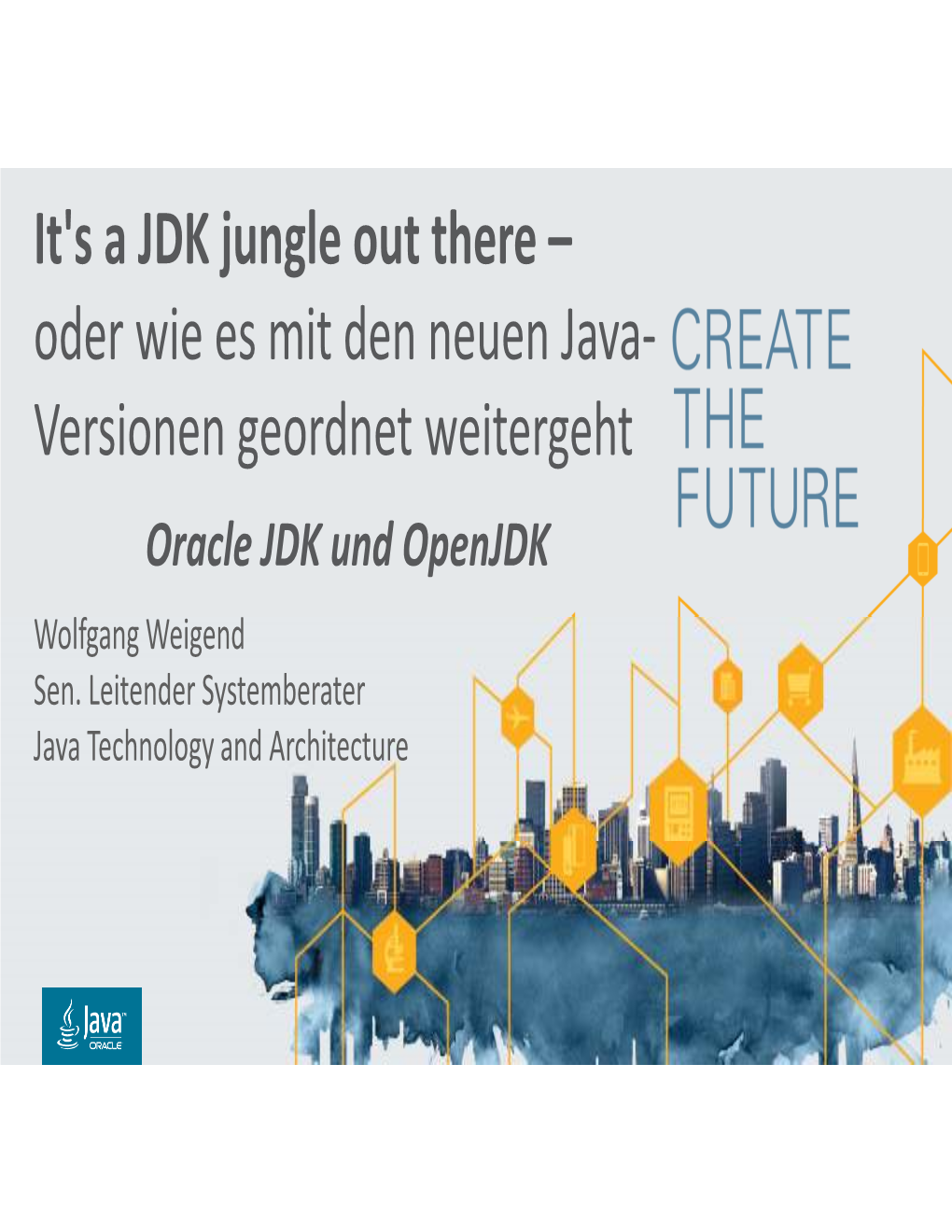 Title Slide with Java FY15 Theme It's a JDK Jungle out There