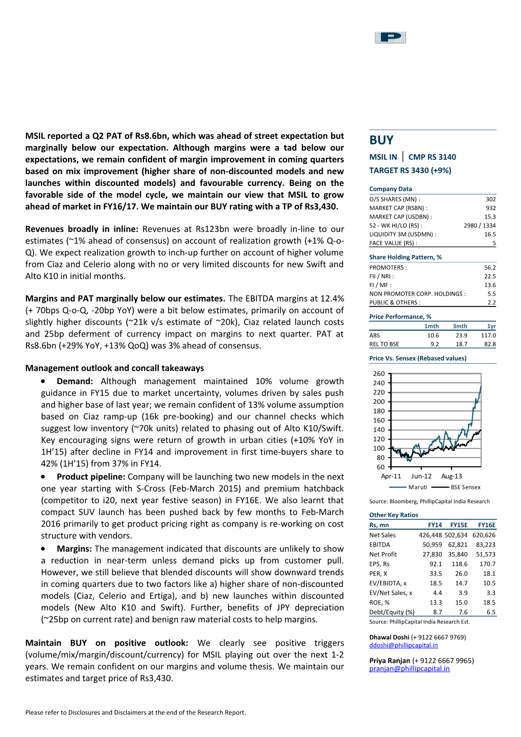 Management Outlook and Concall Takeaways