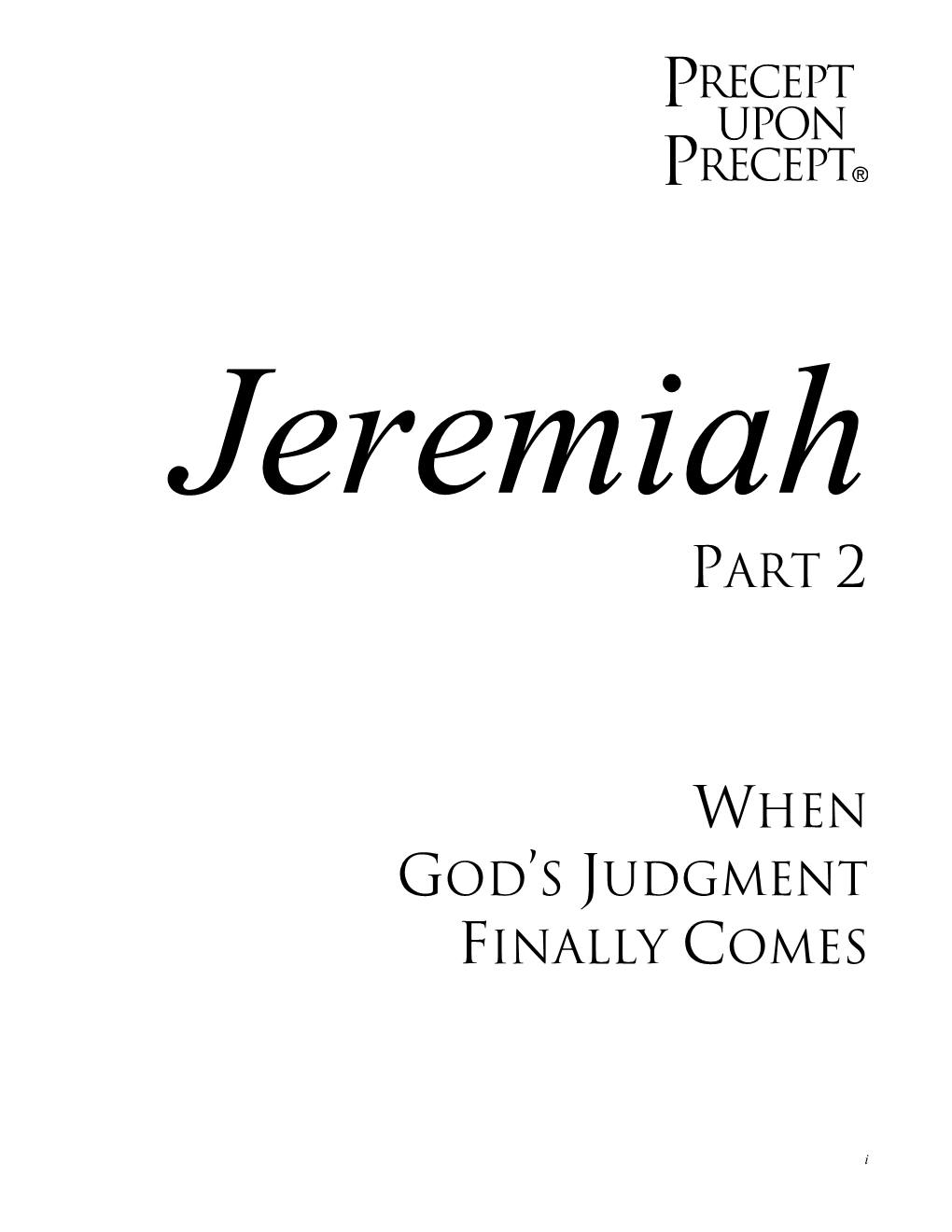 Jeremiah PART 2