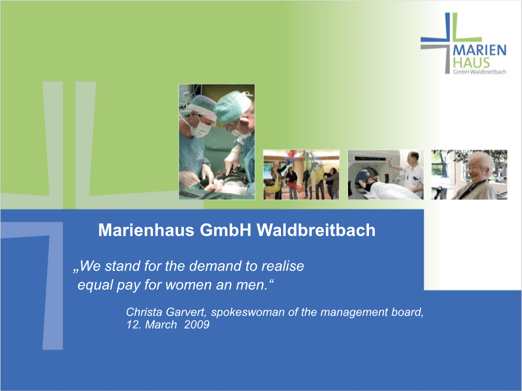 Die Marienhaus Gmbh Waldbreitbach