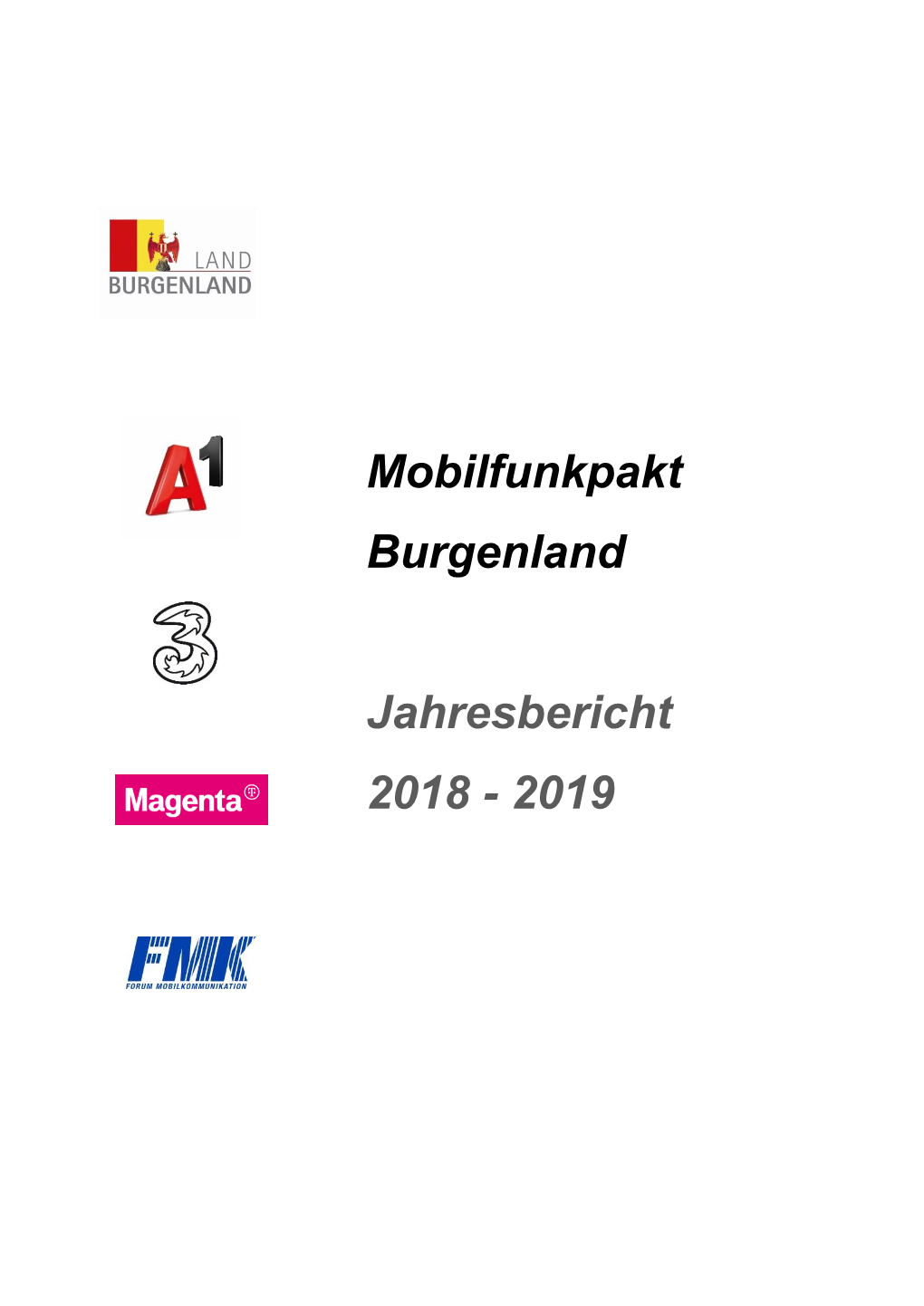 Mobilfunkpakt Burgenland Jahresbericht 2018