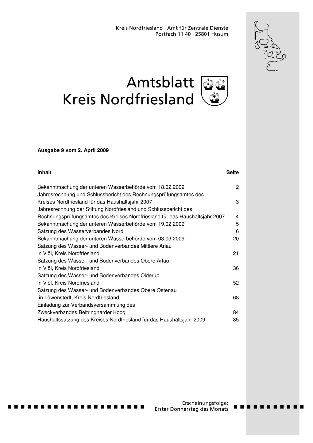 Amtsblatt Kreis Nordfriesland