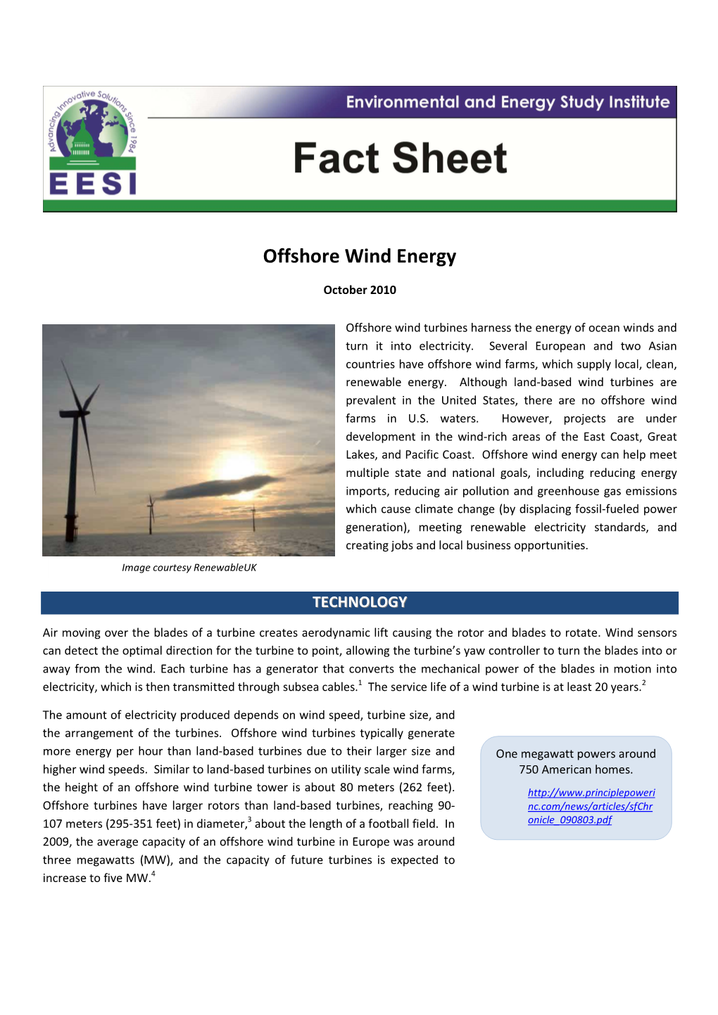 Offshore Wind Energy