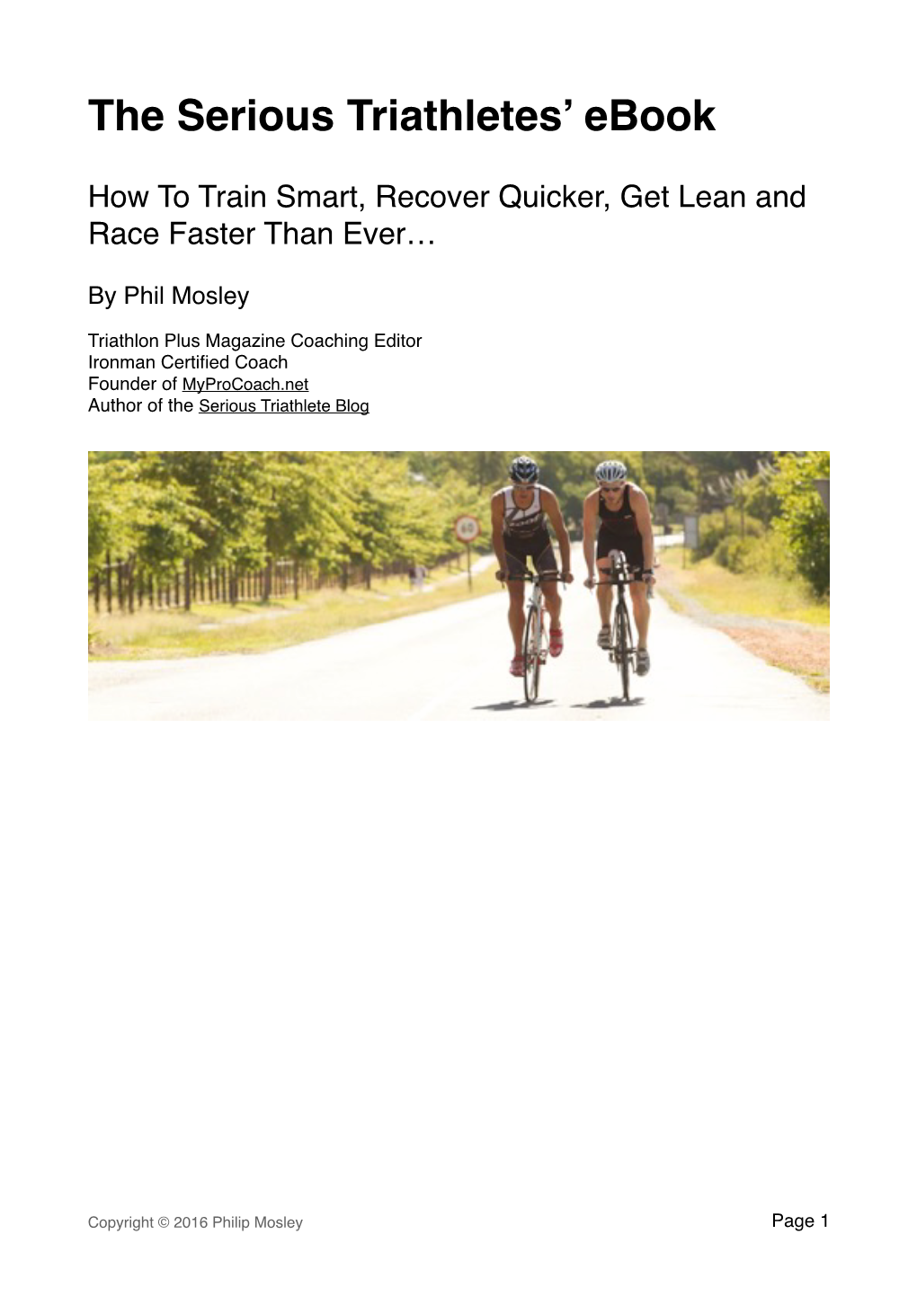 Triathlon Ebook