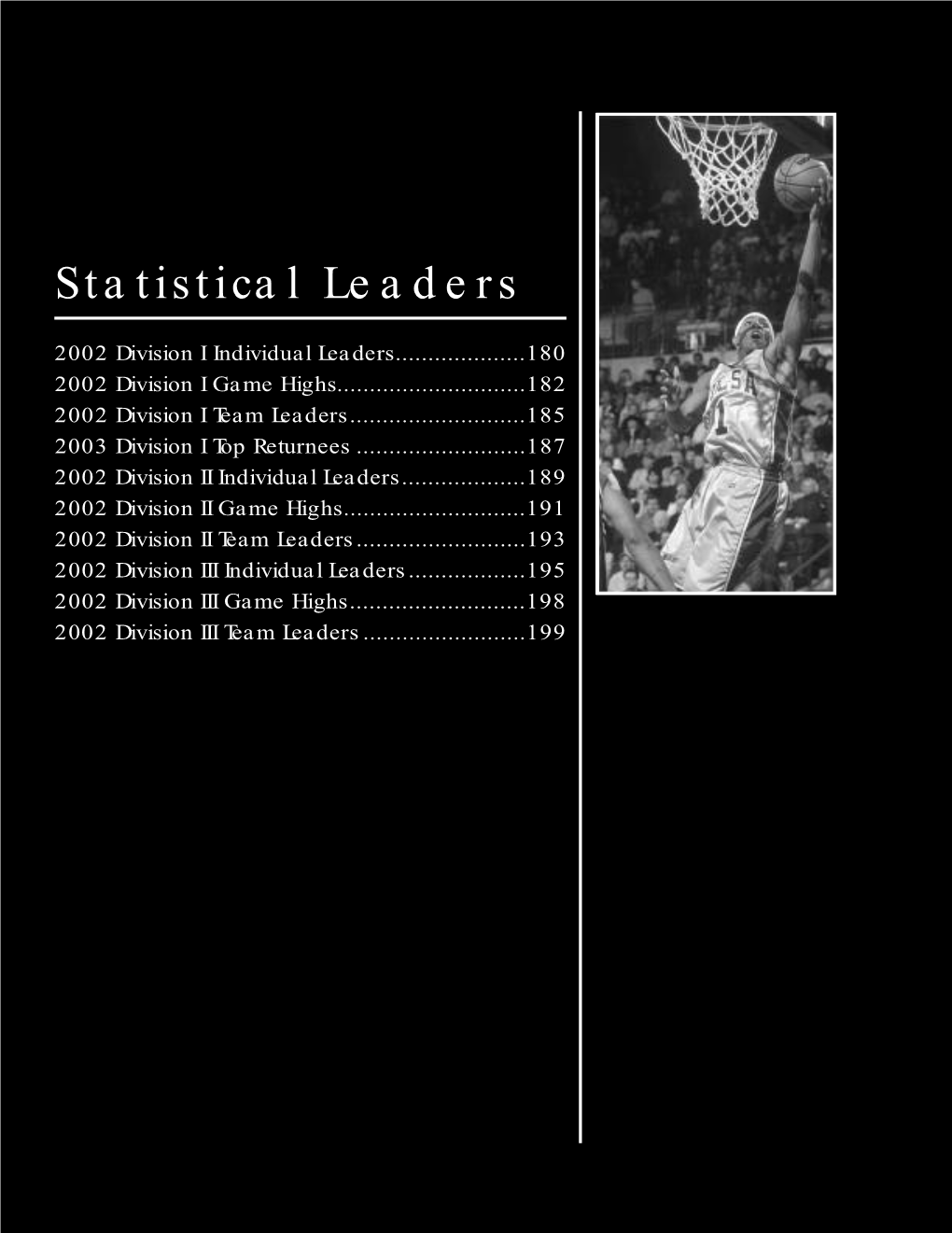 Official 2003 Men's NCAA Basketball Records Book