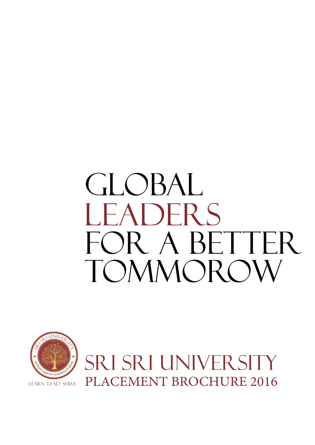 LEADERS for a BETTER Tommorow GLOBAL