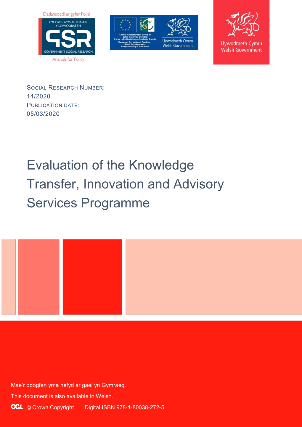 Evaluation of the Knowledge Transfer, Innovation and Advisory Services Programme