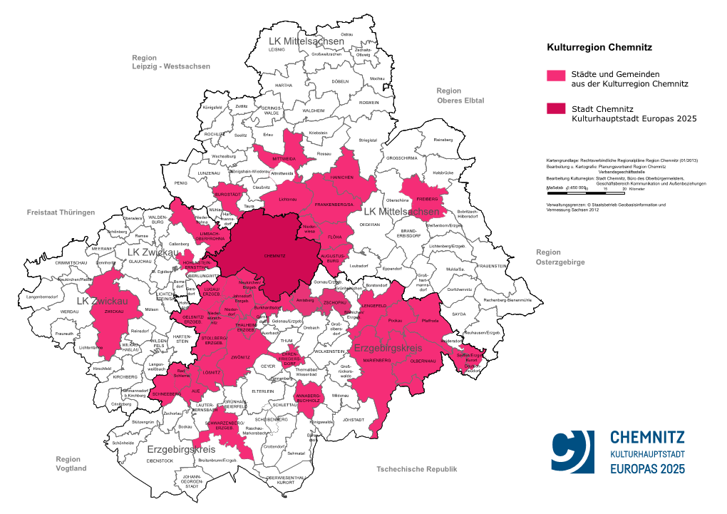 Karte Kulturregion