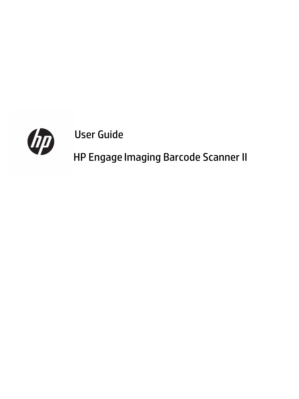 HP Engage Imaging Barcode Scanner II User Guide