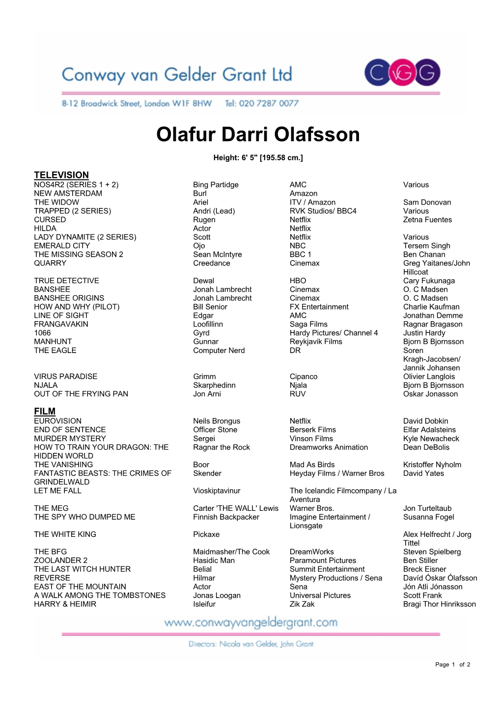 Olafur Darri Olafsson