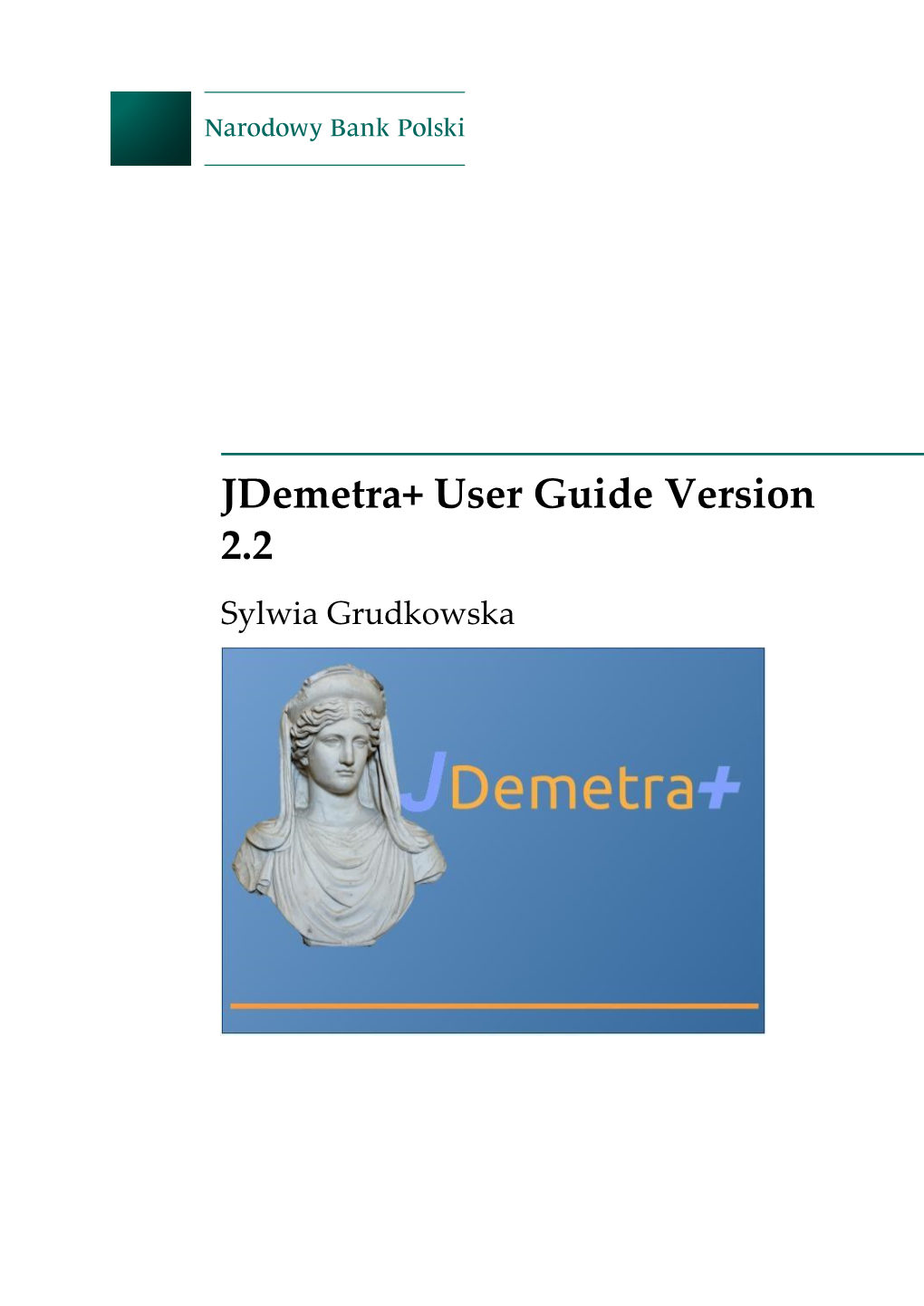 Jdemetra+ User Guide Version