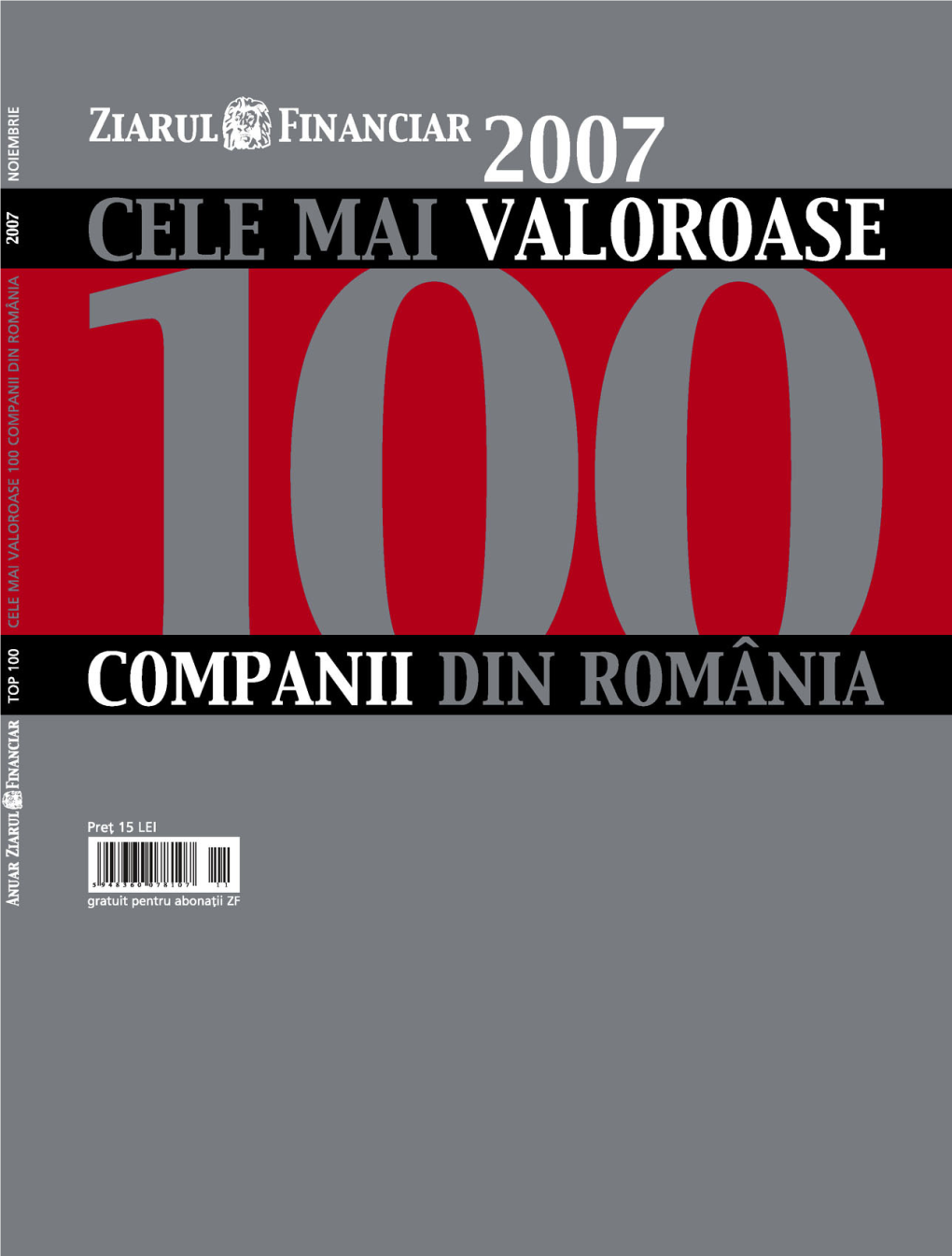 Top Cele Mai Valoroase 100 Companii Din Romania 2007