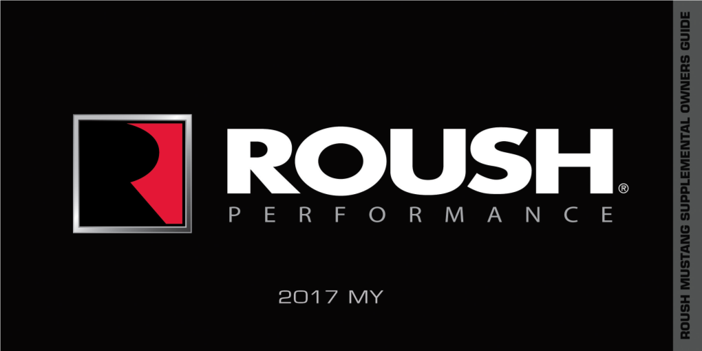 The ROUSH® Mustang