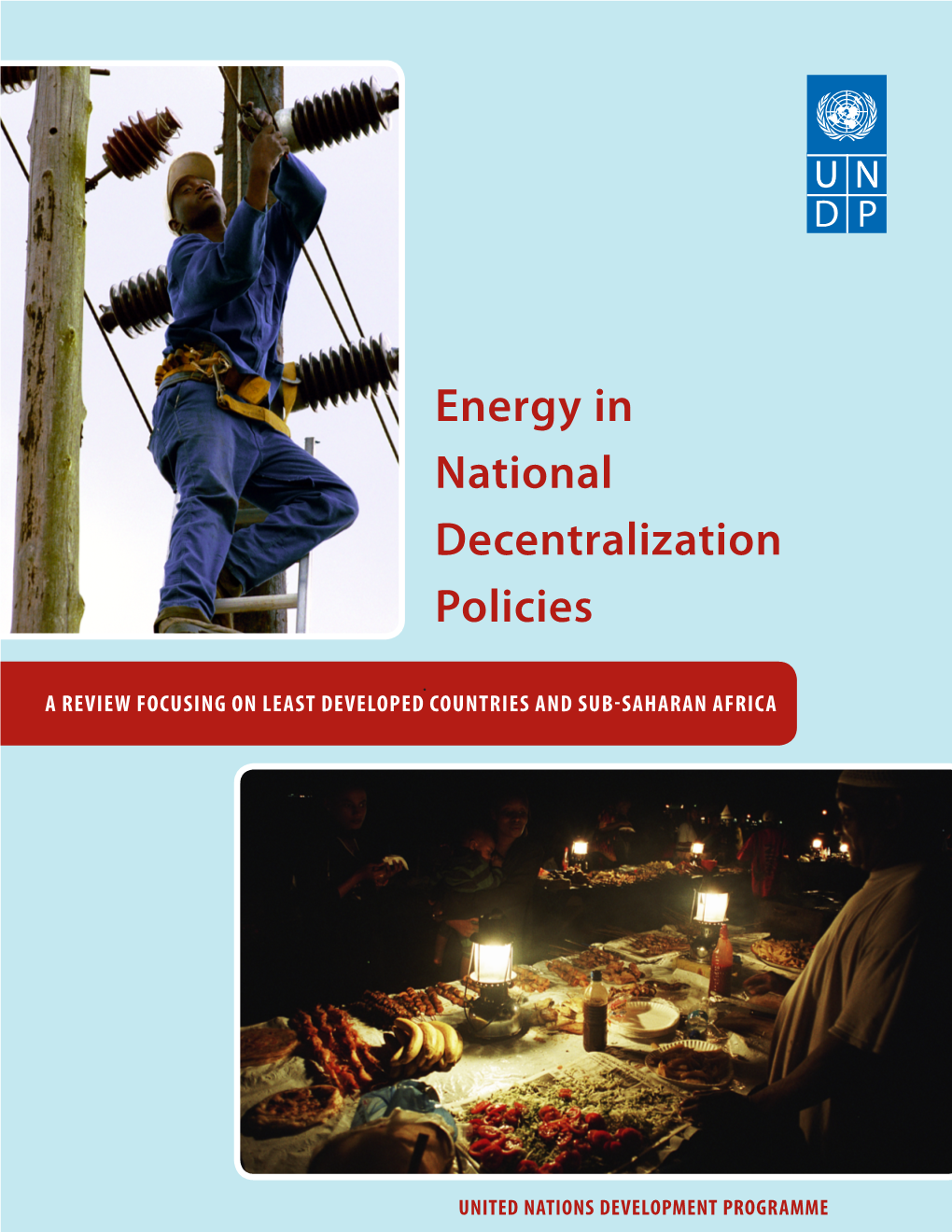 Energy in National Decentralization Policies