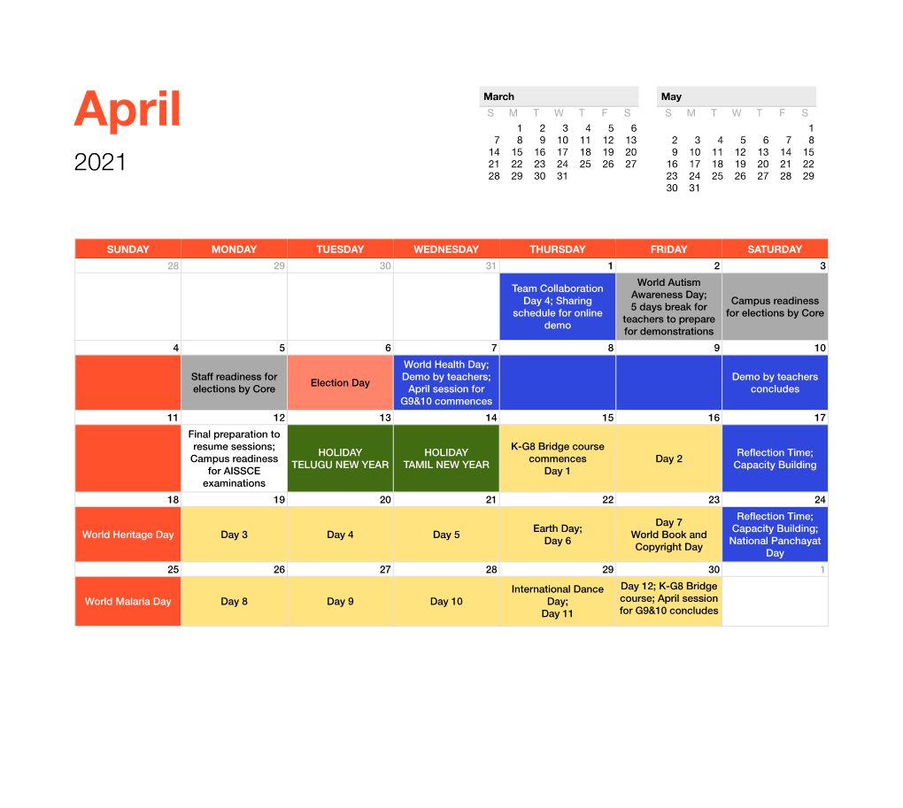 Annual Calendar 2021-2022 (13.05.21)