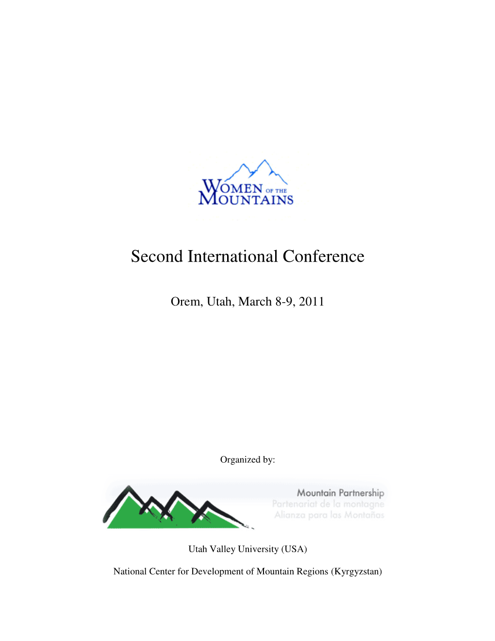 Second International Conference