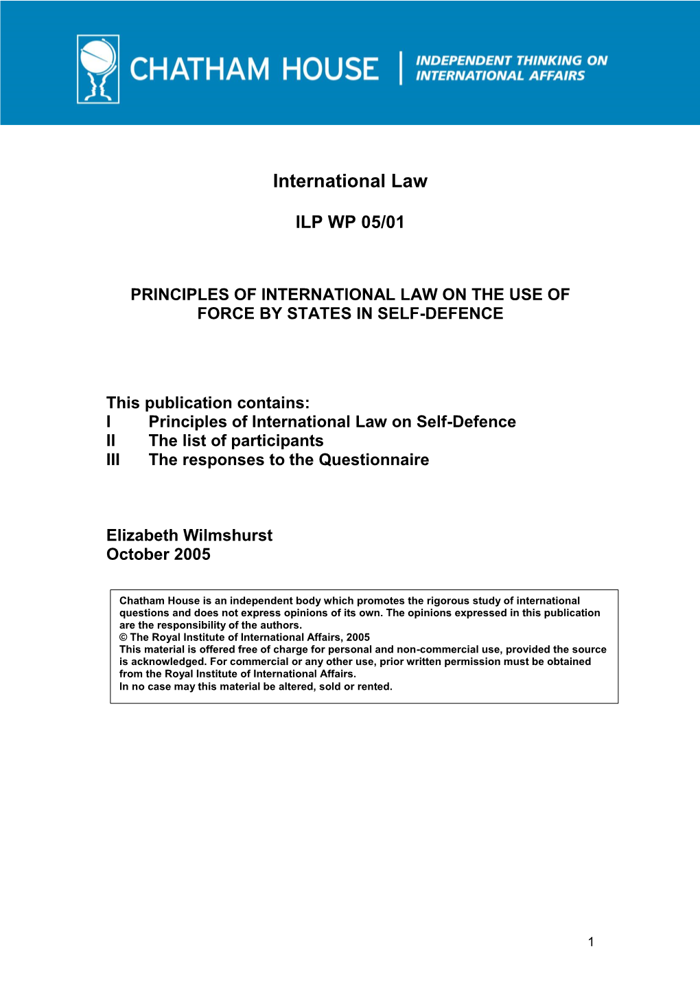 International Law