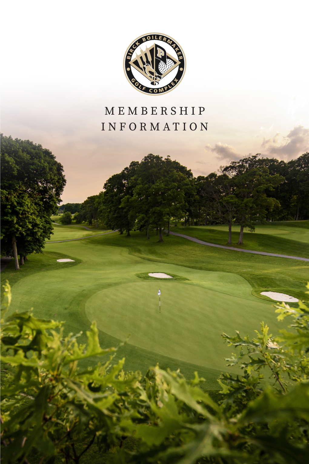 MEMBERSHIP INFORMATION Ackerman-Allen Course: Hole 17 // Par 3 Dear Prospective Member