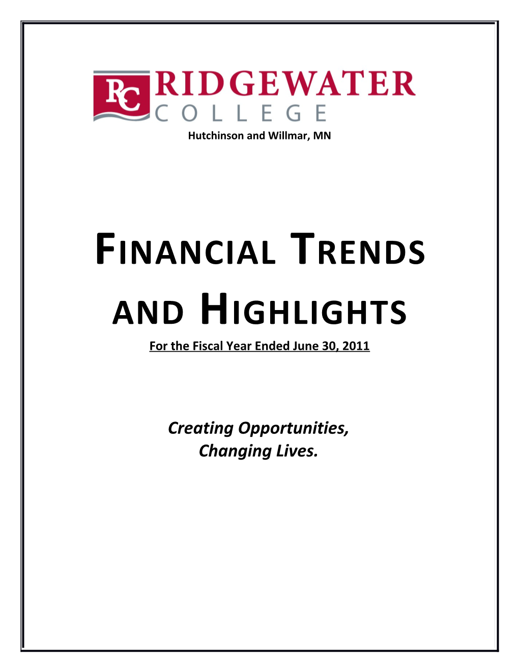 Financial Trends and Highlights