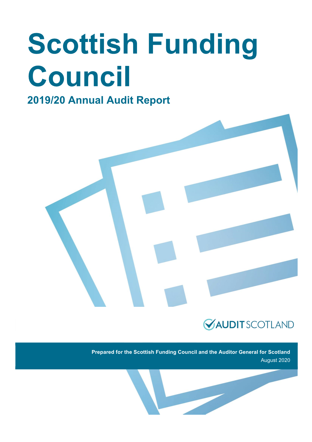 Scottish Funding Council 2019/20 Annual Audit Report