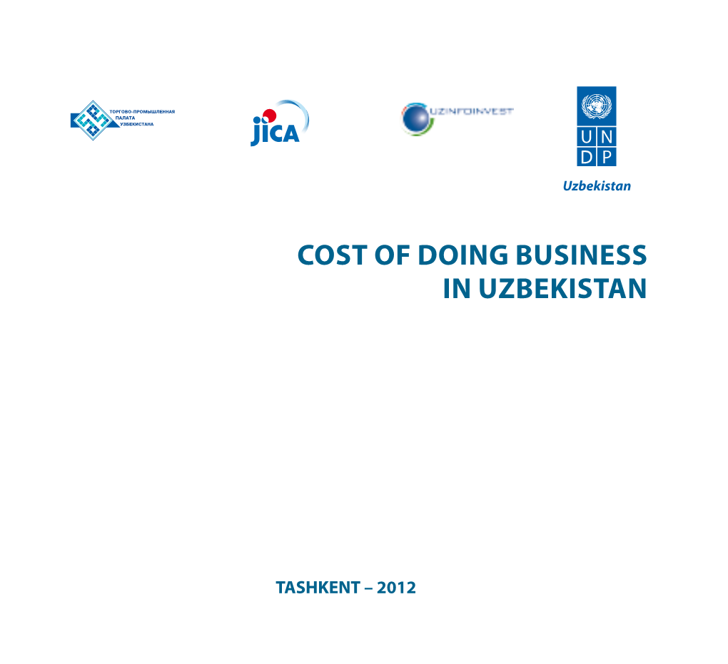 Cost of Doing Business in Uzbekistan