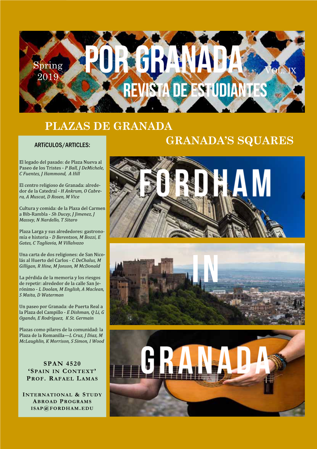 Granada's Squares Plazas De Granada Plazas De Granad