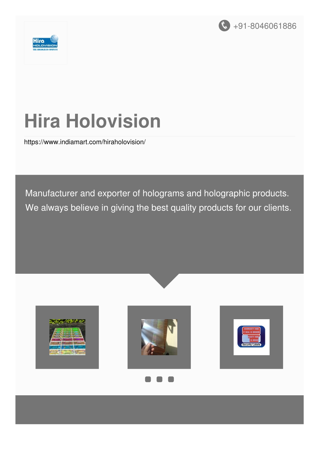 Hira Holovision