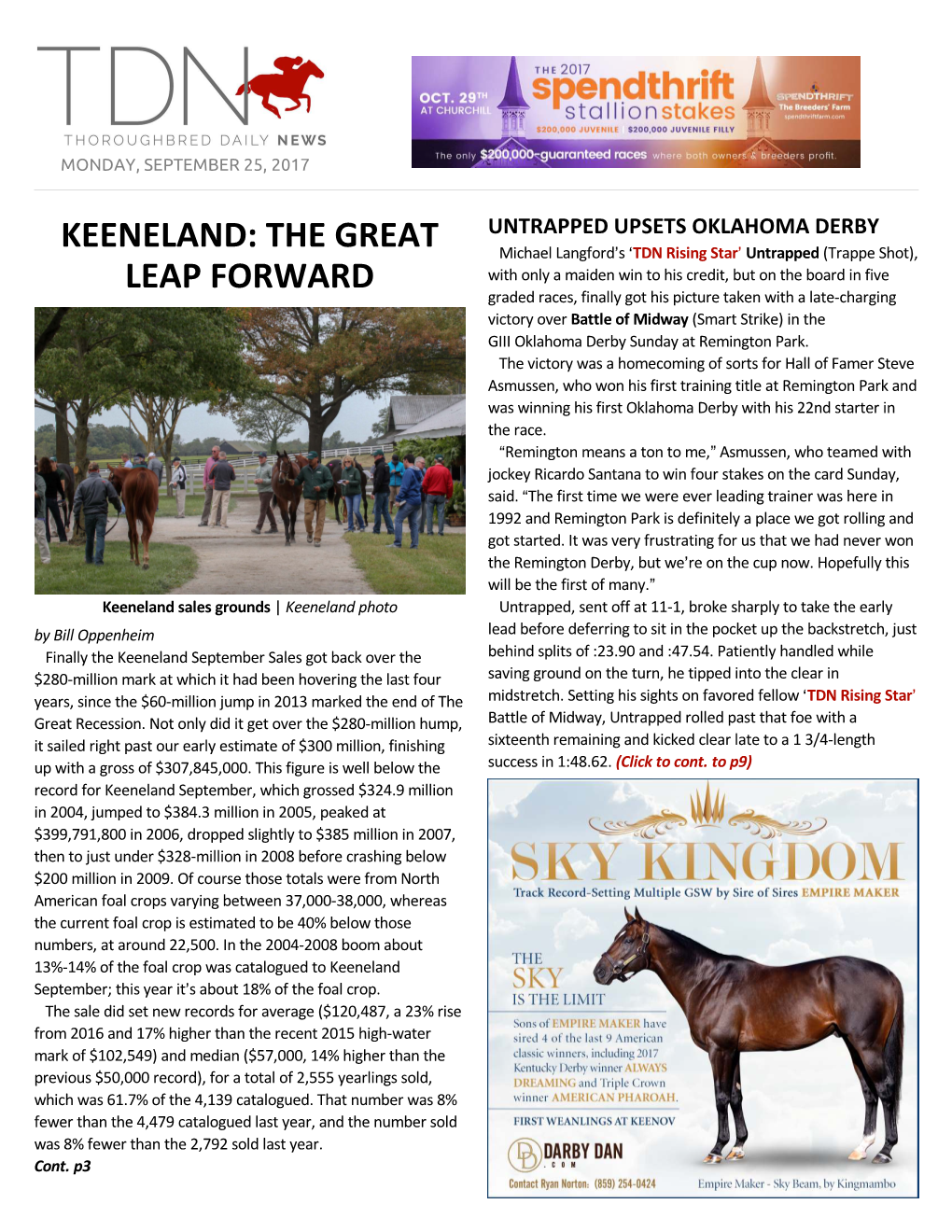 Keeneland: the Great Leap Forward