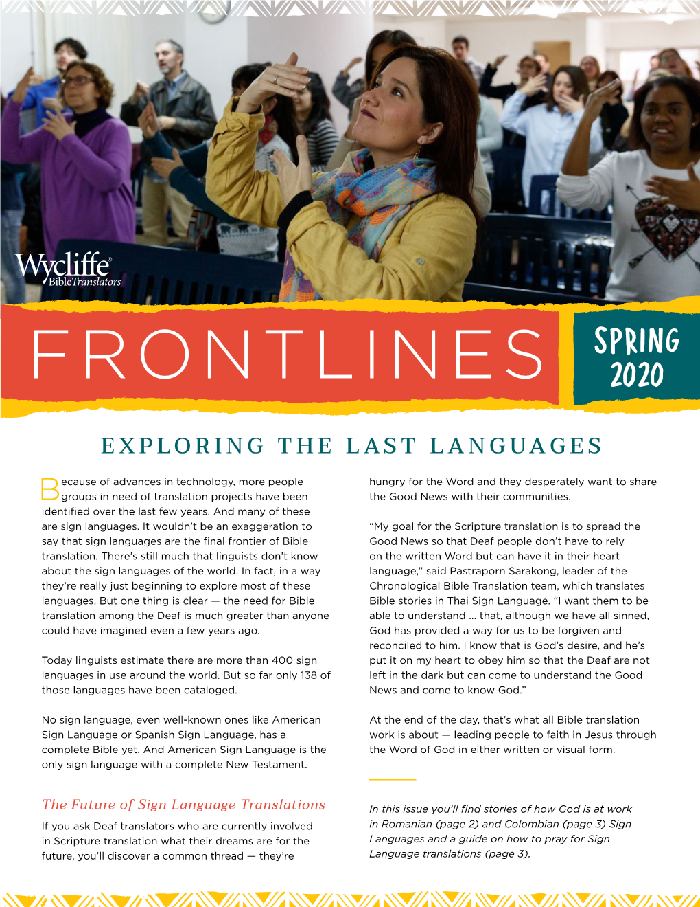 Frontlines Spring