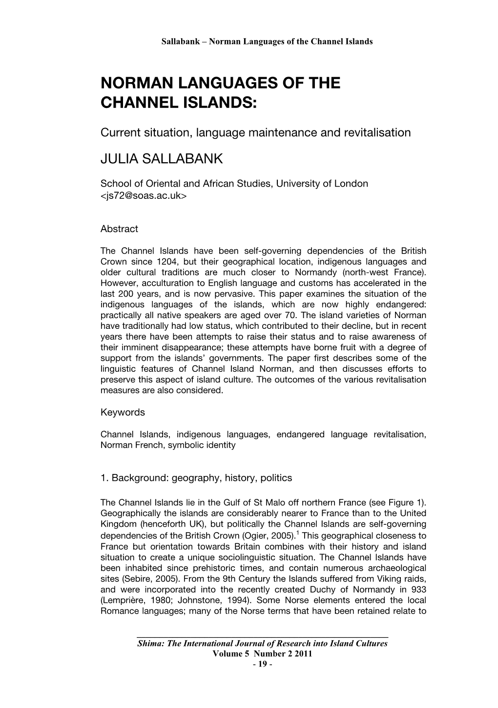 Norman Languages of the Channel Islands