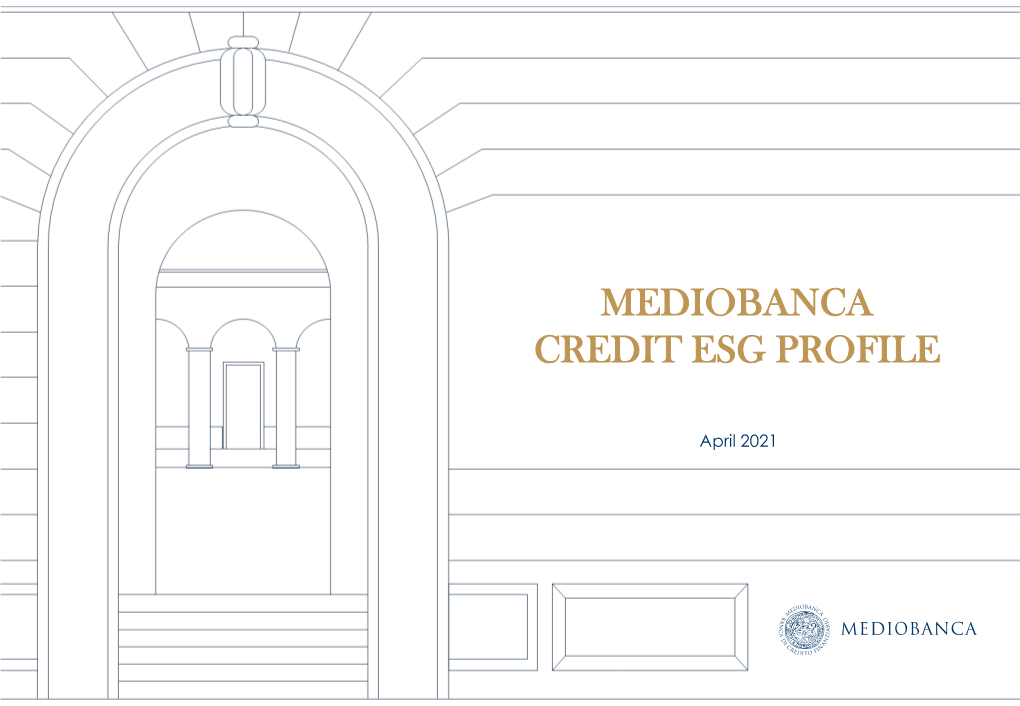 Mediobanca Credit Esg Profile