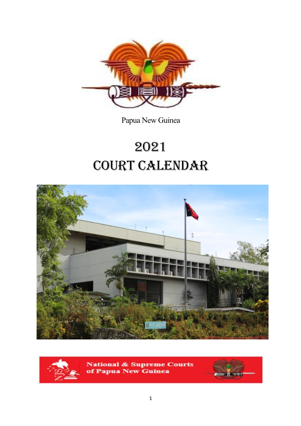 Court Calendar 2021