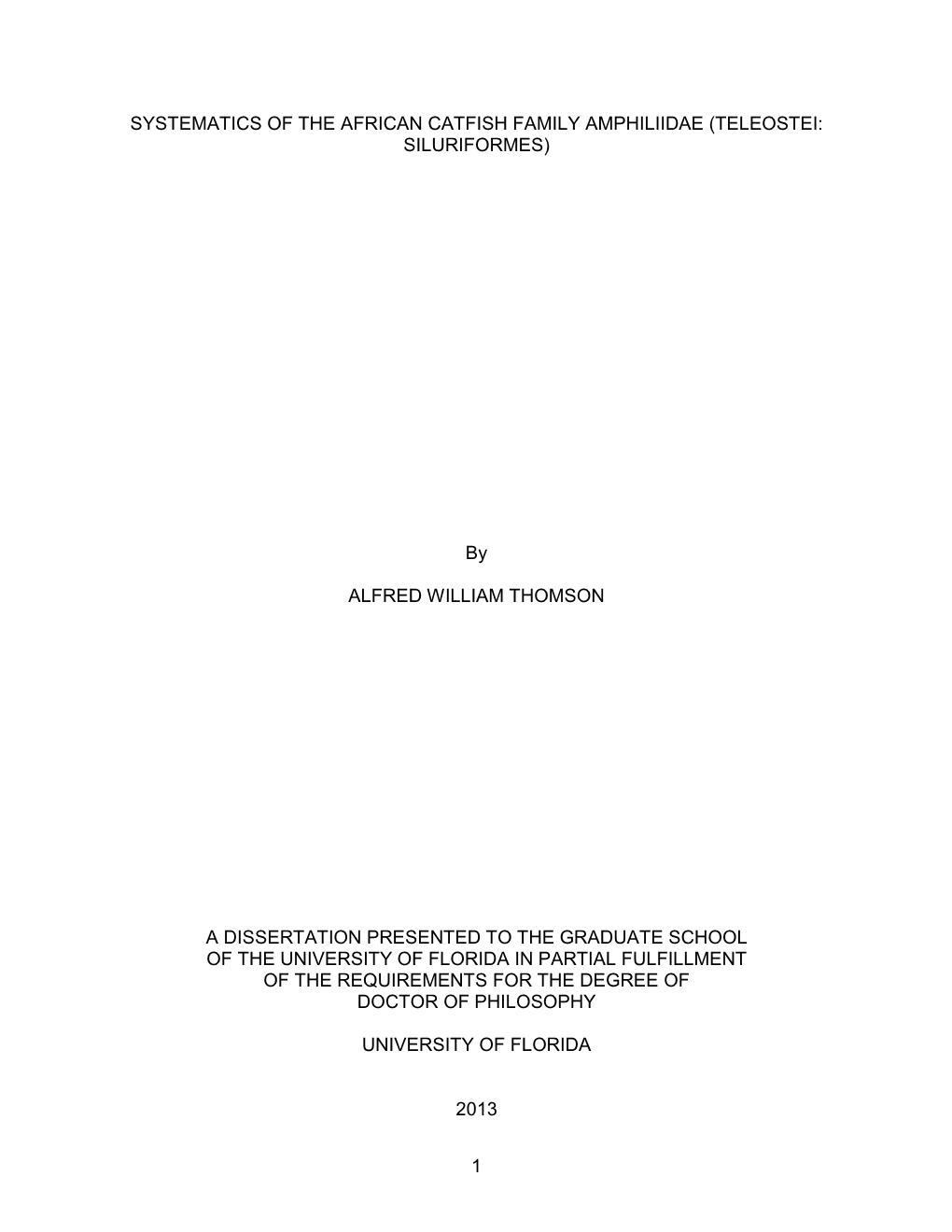 University of Florida Thesis Or Dissertation Formatting