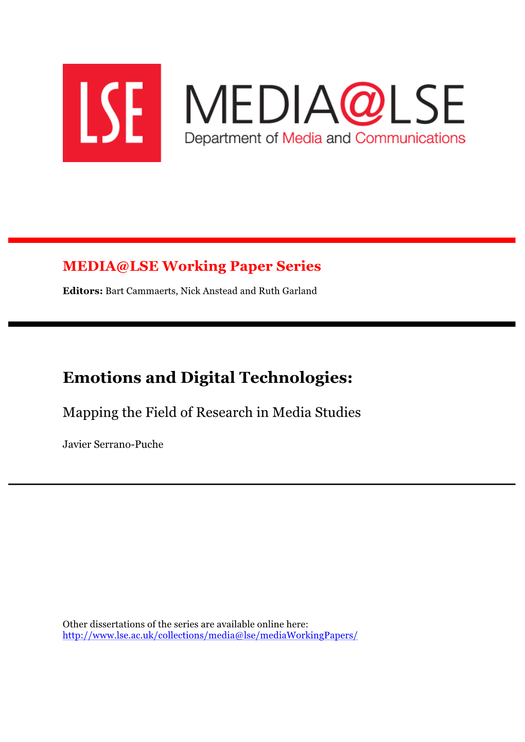 Emotions and Digital Technologies