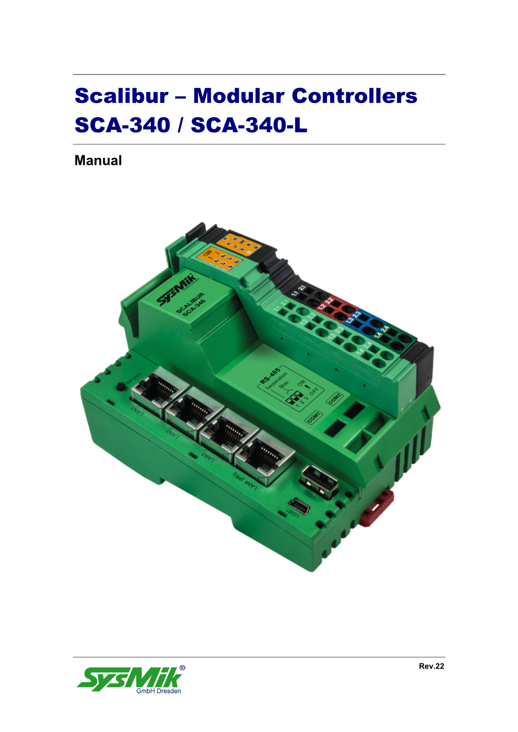 Scalibur – Modular Controllers SCA-340 / SCA-340-L