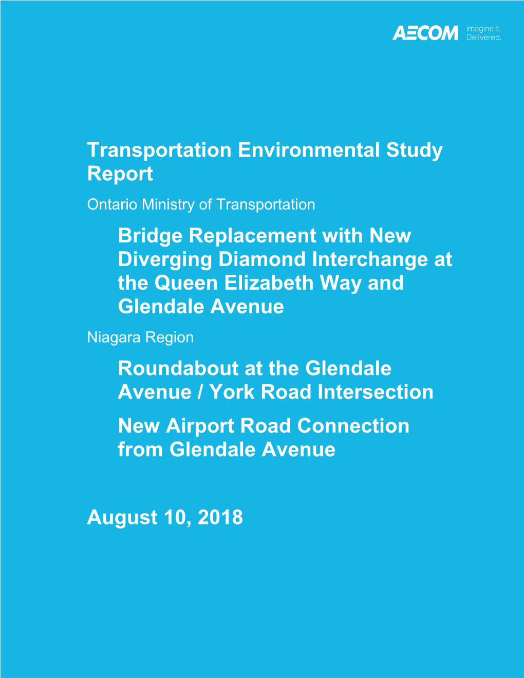 Environmental Assessment Study Report