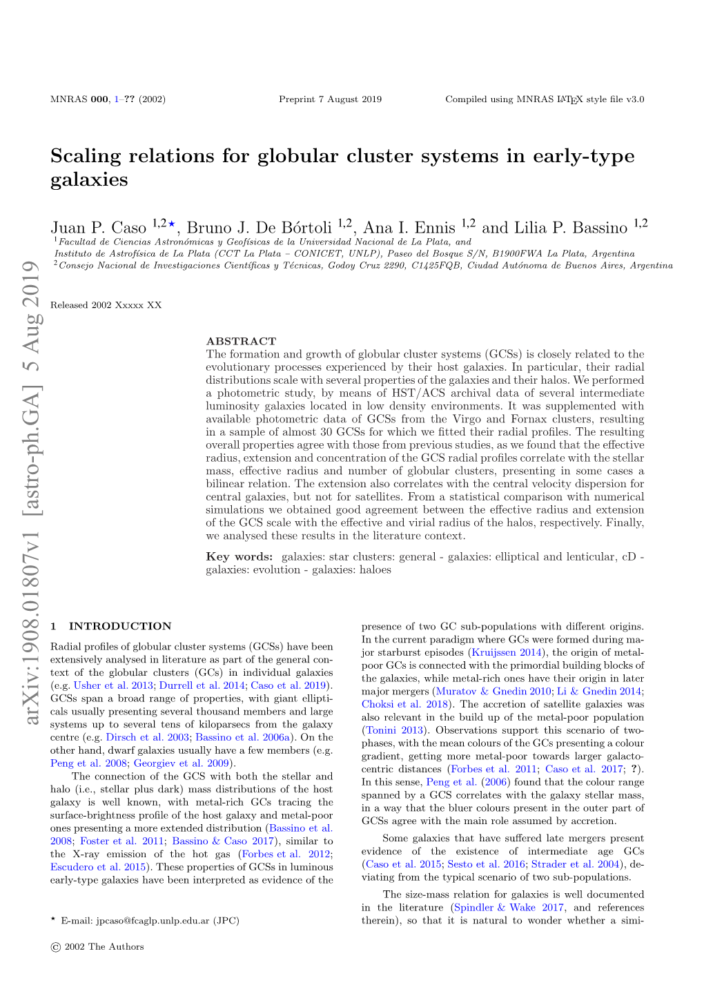 Scaling Relations for Globular Cluster Systems in Early-Type Galaxies