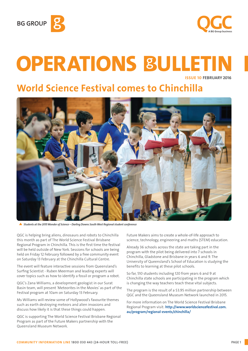 QGC Operations Bulletin