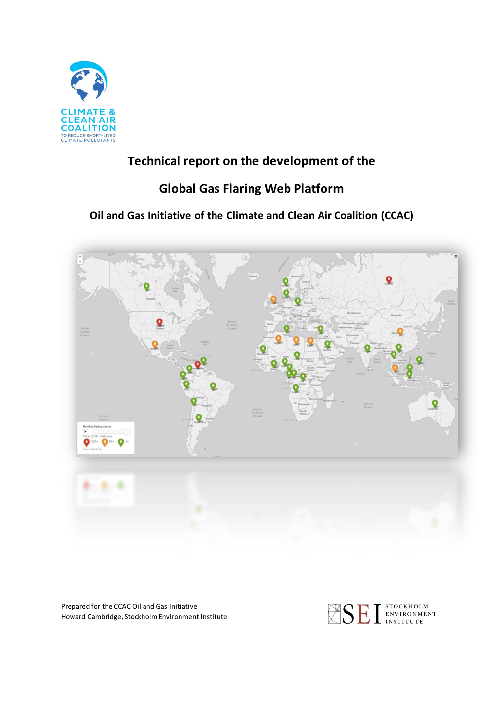 Technical Report on the Development of the Global Gas Flaring Web Platform